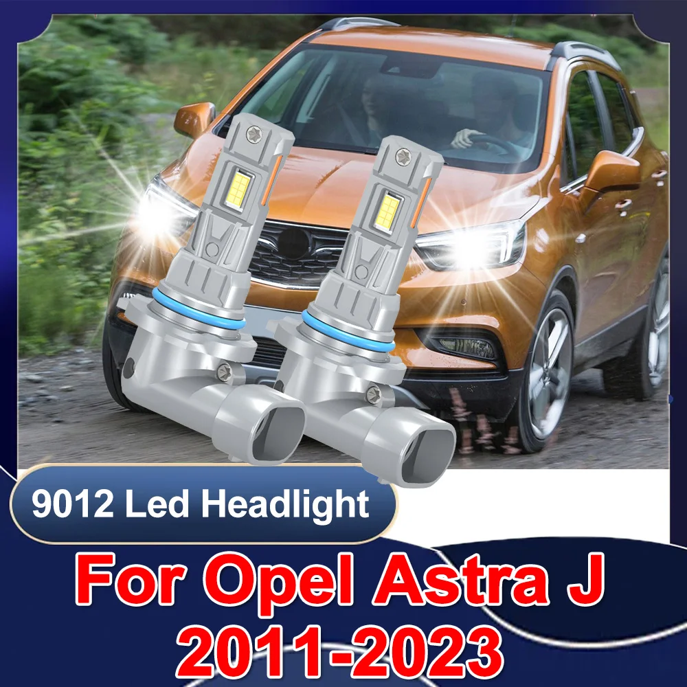 

9012 HIR2 High/Low Beam LED Headlights Bulbs 6000K White For Opel Astra J 2011-2023 Single Copper Tube Light Bulbs