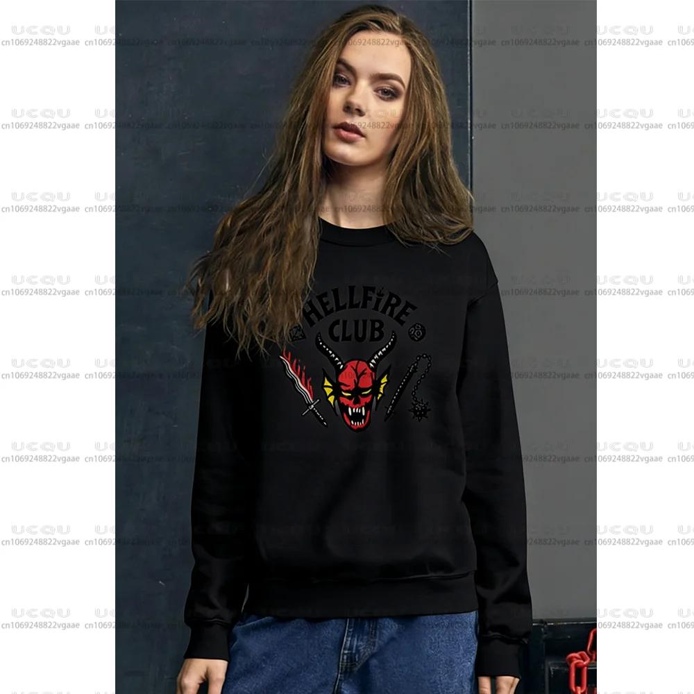 여성 의류 소녀 티셔츠 S-스트레인저 티 셔츠 유니섹스 티 탑 선물 클럽 2026 후디 스웨트셔츠 파티 코튼 커플