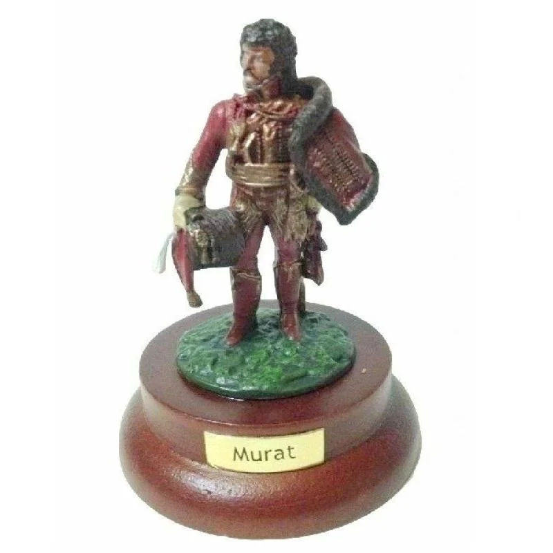 Figurine Murat, Maréchal de l'Empire Napoléonien, avec base en bois, échelle 1:32, collection des grands dirigeants de l'ère napoléonienne, haute qualité, emballage blister original