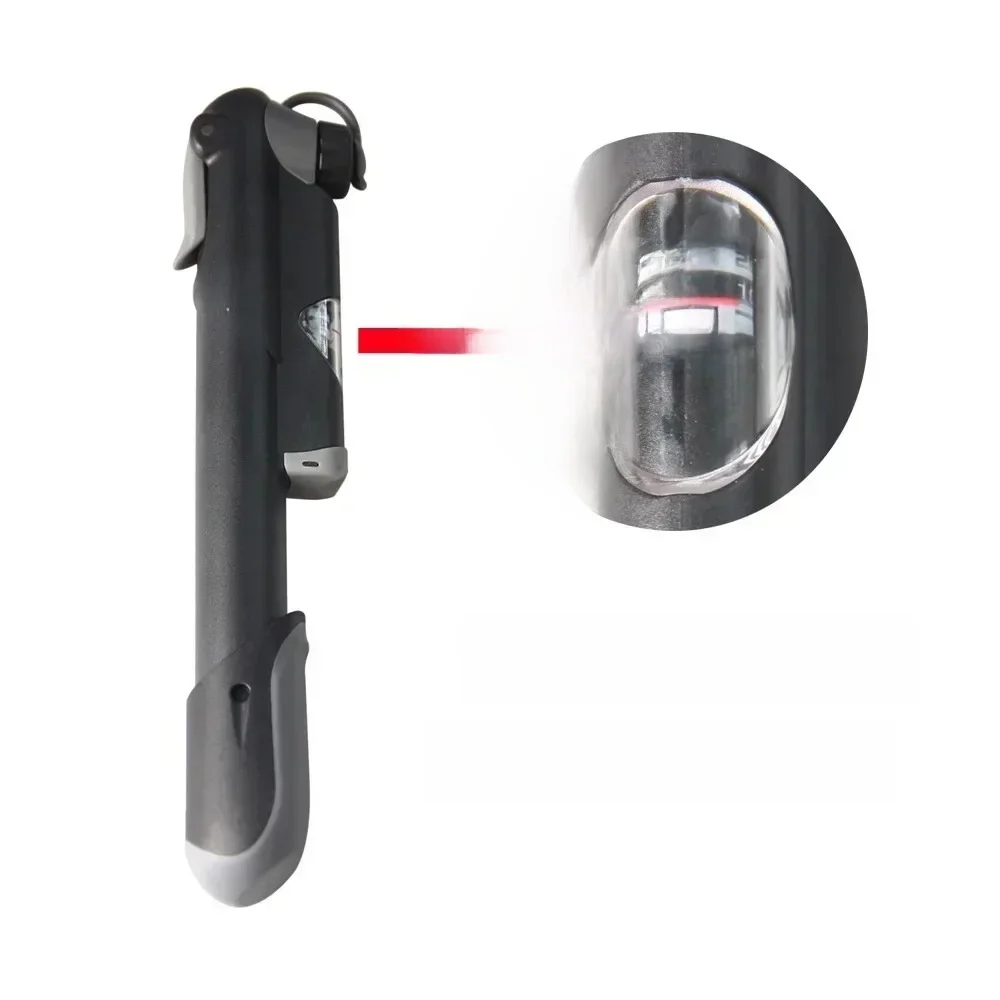 AliExpress Portable Bicycle Pump Mini Air Pressure Gauge Mountain Bike Pump Outdoor AV/FV Valve MTB Bike Air Inflator