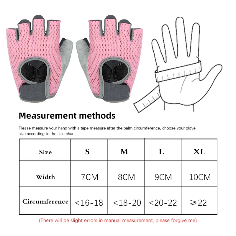 WeightLifting Gym Gloves Fitness Half Finger Anti-Slip Breathable Bicycle Motorcycle Cycling Gloves Shockproof MTB Road Bike