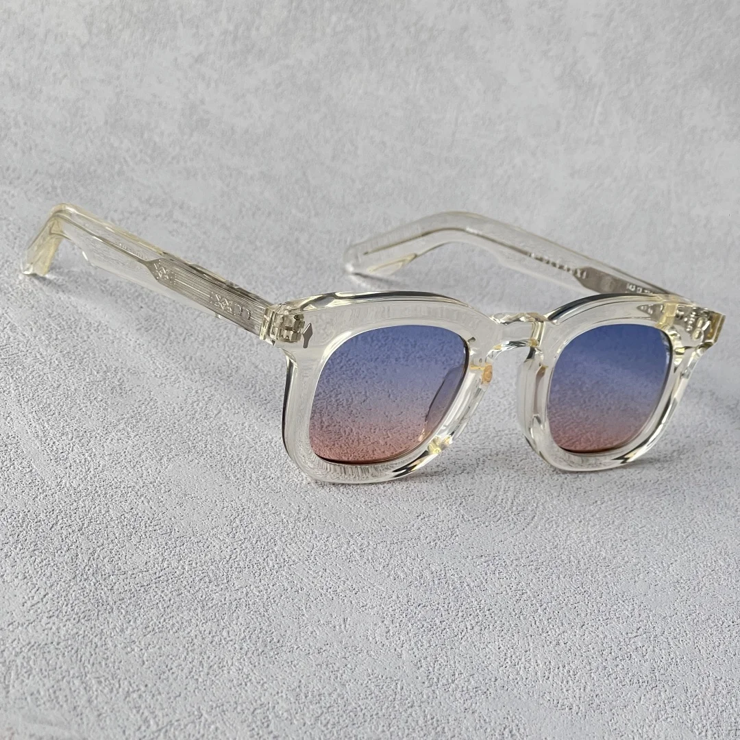 JACQUES DEVAUXI Ретро круглые ацетатные очки — дизайнерские очки по рецепту для мужчин и женщин, высококачественные очки для близорукости с Uni