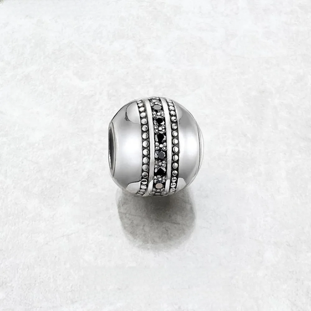 Koraliki Fast Lane 925 Sterling Silver Charm Karma Europejskie akcesoria jubilerskie — zdjęcie 2