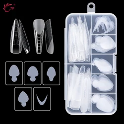 60/96/108pcs French Line Sticker Nail Dual Forms For Poly Nails Gel Quick Extension Building Mold Top Form For Nail