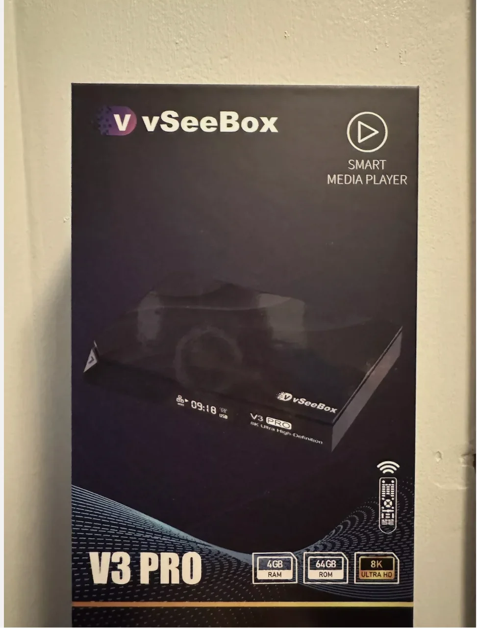 

Buy 2 Get 1 Free IN-STOCK vSeeBox V3 Pro Bundle 8K , 64GB Card, WiFi Extender, Keyboard