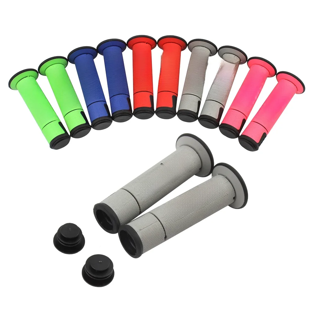 AliExpress NONE Handle Grip Motorcycle Handlebar Grip Protaper Dirt Pit Bike Motocross 7/8" Rubber Gel Hand Grips Brake Hands