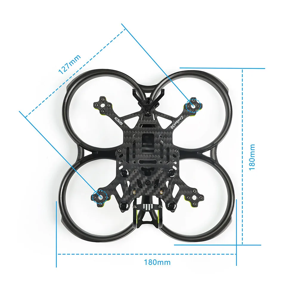 GEPRC Cinebot30 O3 rama do dron FPV akcesoria lotnictwo 7075-T montaż kamery ze stopu aluminium Gimbal amortyzacja