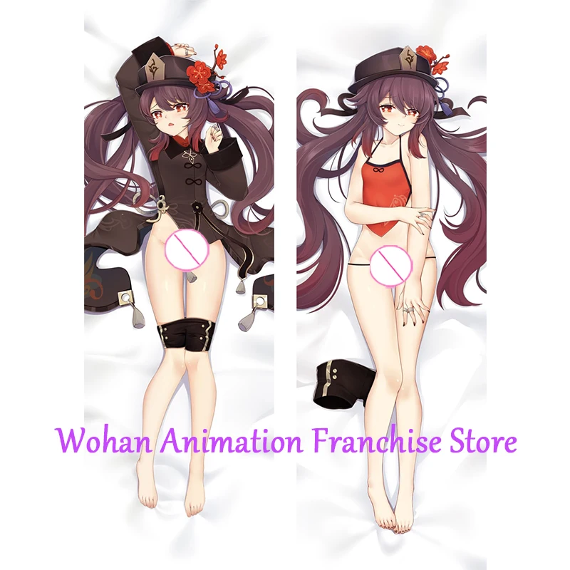

Dakimakura Anime Pillow Cover Hutao Halloween Christmas Decoration Double-sided Print Life-size