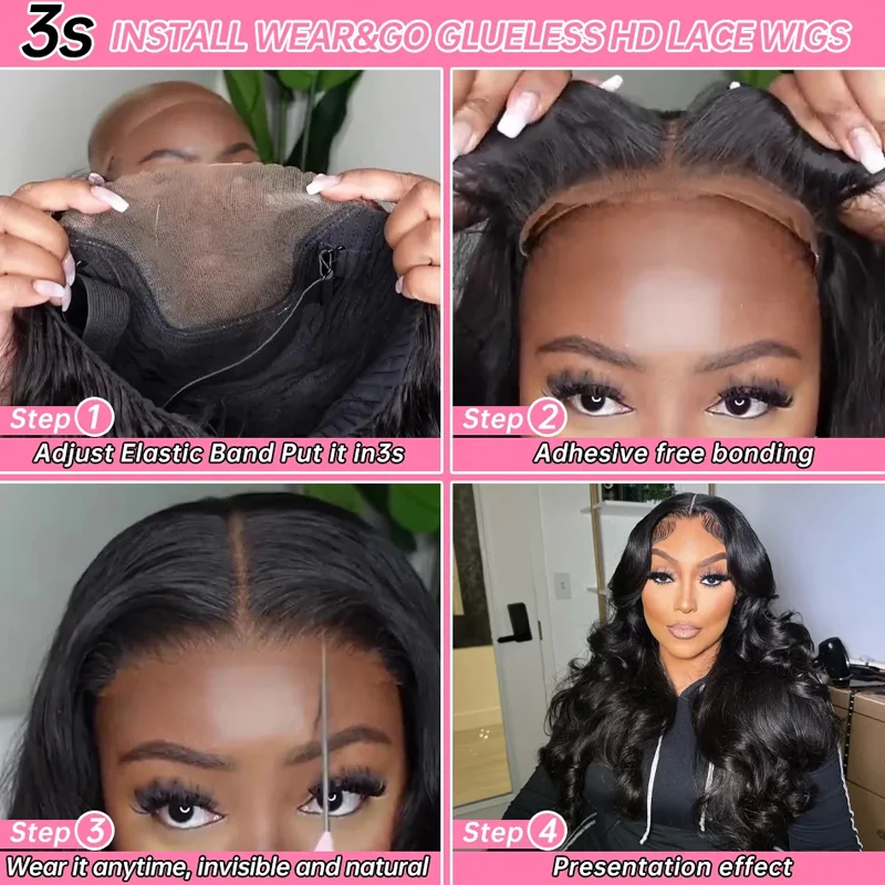 13x4 HD Lace Front Echthaar lockige Perücken 200 Dichte Deep Wave Bob Perücken zum Verkauf 4x4 Verschluss kurze leimlose Perücken für Frauen Wahl