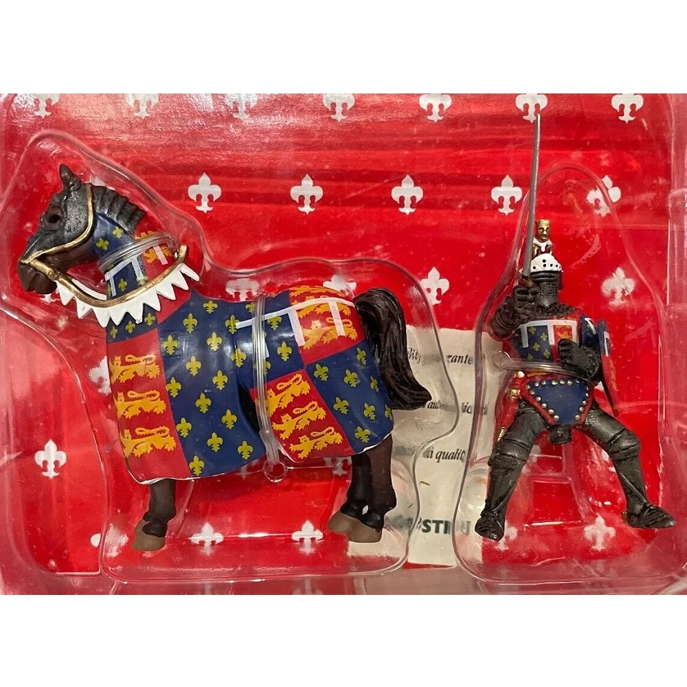 Altaya, The Black Prince S. XIV, Scale 1:32, Lead Knight Miniature, Made by Frontline Figures, Knights of the Middle Ages Collection without Issue, Blister Original Packaging