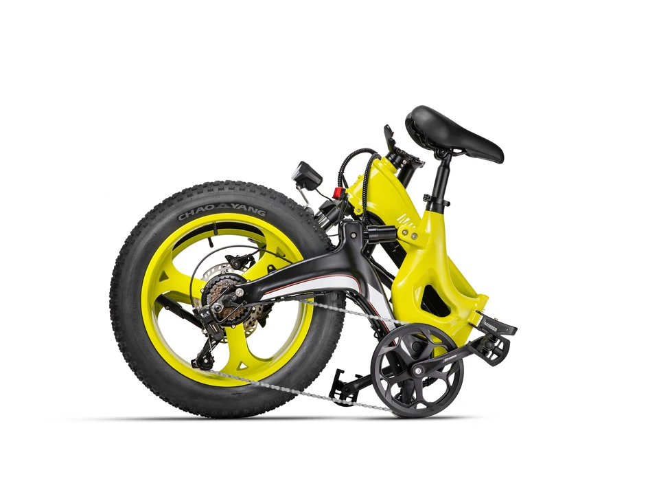 MIHOGO NX max Adult Electric Bicycle, 750W city ebike, 48V 12.8AH E-bike, 20-Fat Tire Foldable Electric Bike image 6