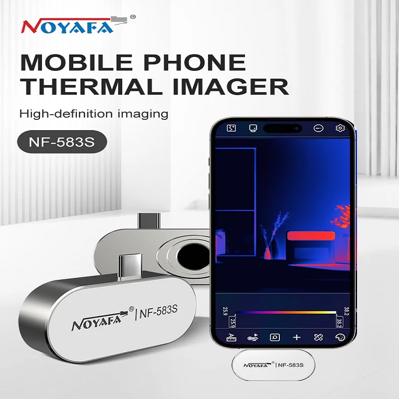 NOYAFA Infrared Thermal Imager Camera for mobile phone Android Type-C NF-583S 160x120 Pixels Thermographic Image Heat Detection