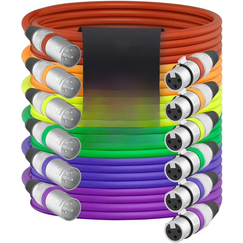XLR Man-vrouw Kabel Professionele Microfoon Verlengkabel Voor Opname Mixer Evenwichtige Luidspreker Microfoon XLR 3Pin Audio Lijnen - afbeelding 2