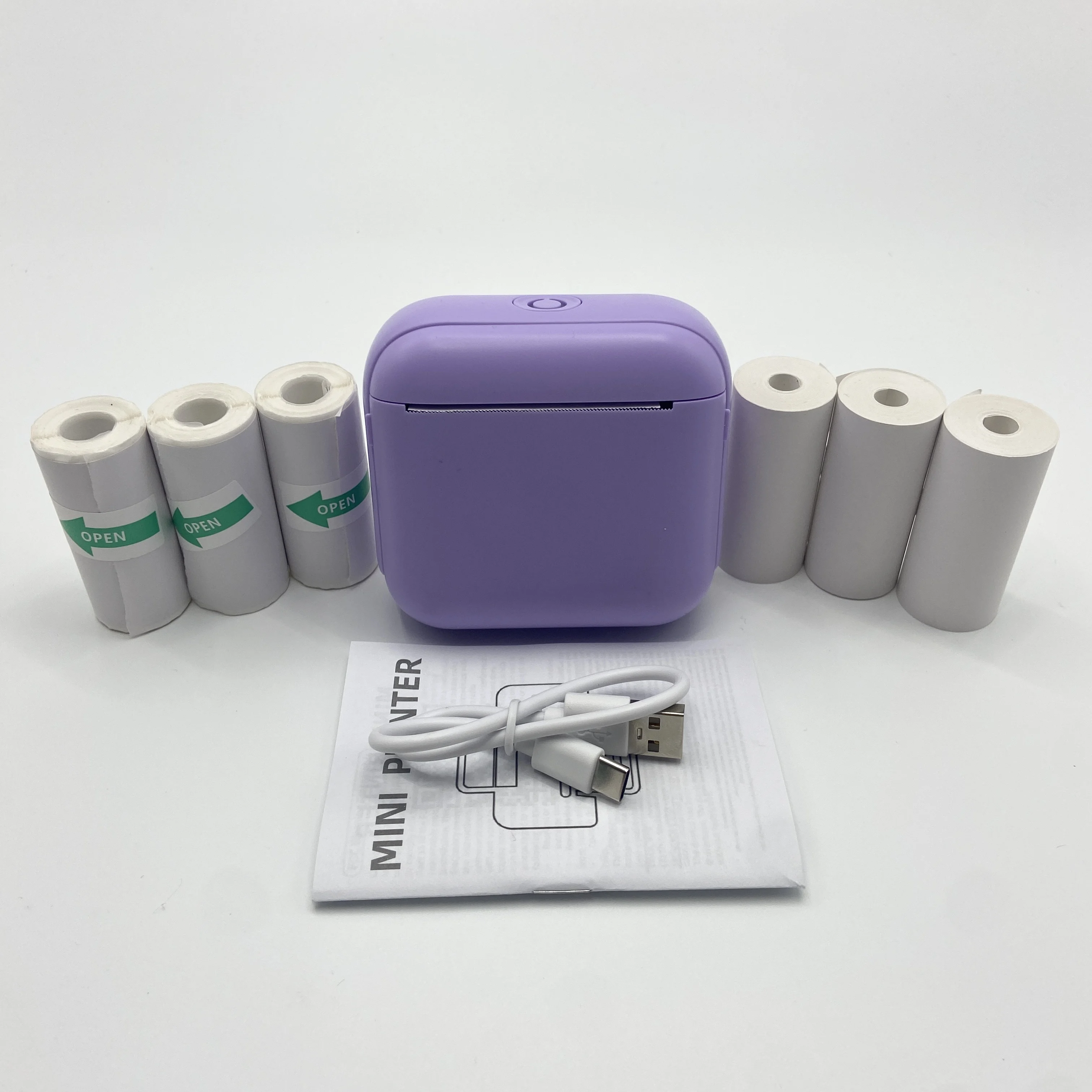 Draagbare thermische printer - Direct printen, compatibel met iOS/Android, voor foto's, labels, notities & meer - Geweldig cadeau voor hem