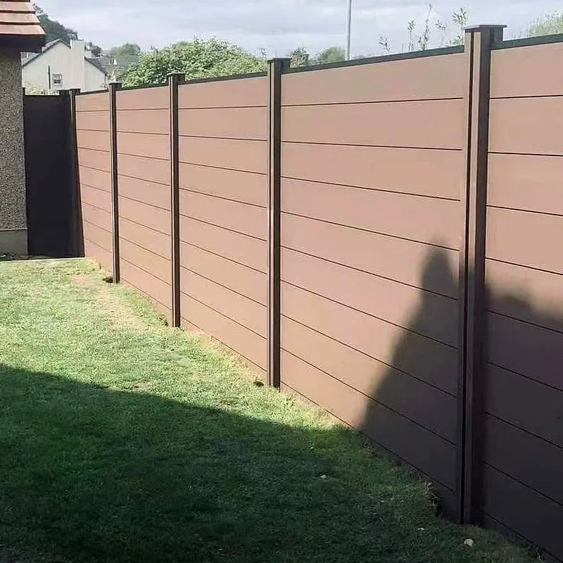 Outdoor Privacy WPC Fence Wholesale Waterproof Wood Plastic Composite Fencing Garden Used Material