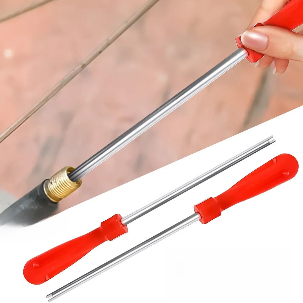AliExpress Tire Valve Core Removal Tool Car Bicycle Slotted Handle Tire Valve Stem Core Remover Screwdriver Repair Install Tool Accessories