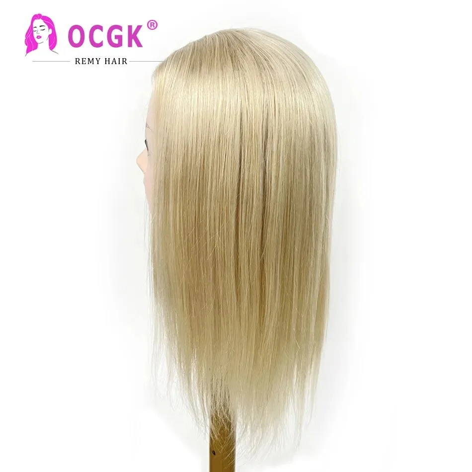 Wig rambut manusia Bagian V Wig lurus alami rambut Brasil 613 pirang bentuk V rambut manusia Wig Lang untuk wanita 14-28 inci ketebalan 180