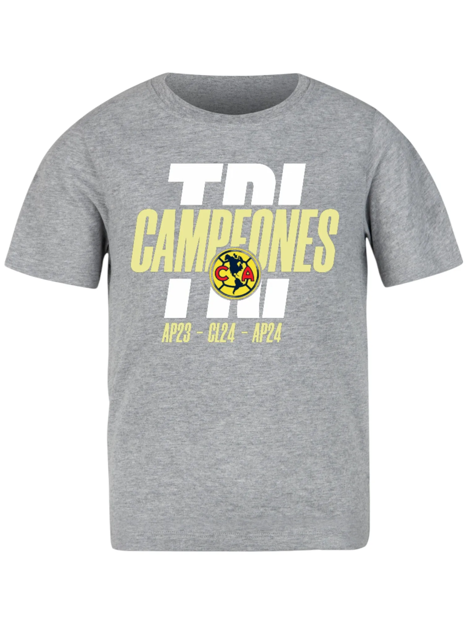 T-shirts america tricampeon AP23 - CL24 - AP24 Champions three-time champions