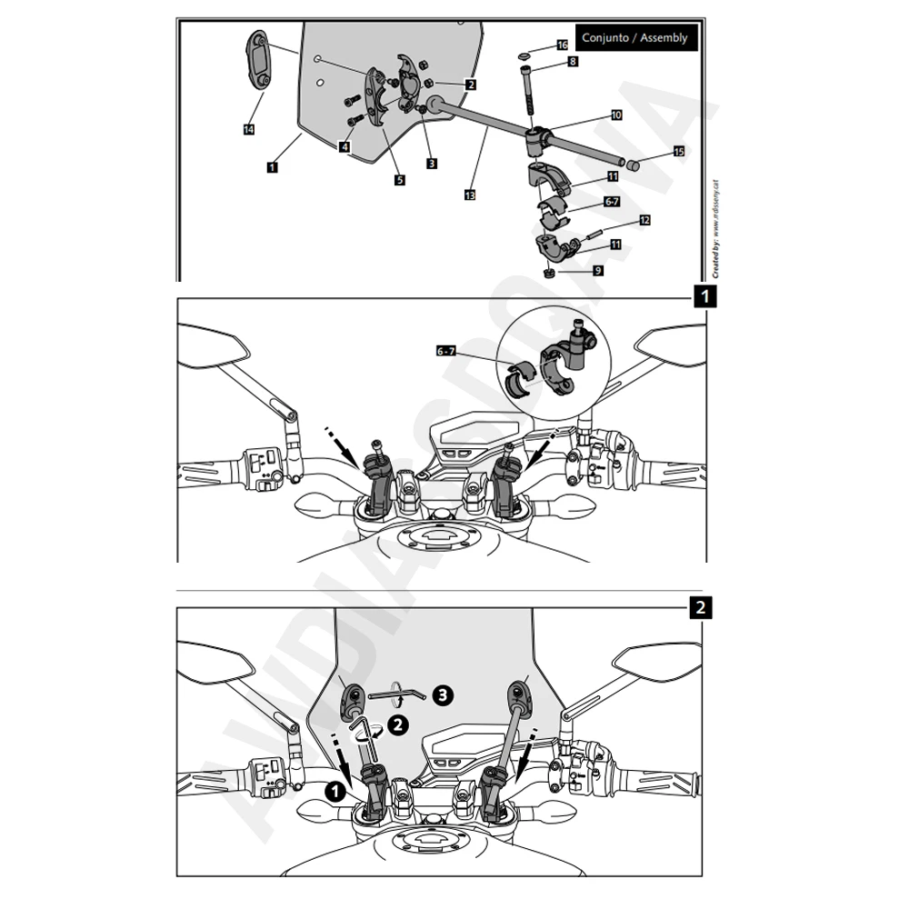 Tela do vento da motocicleta ajustável brisa para honda ctx700n macaco 125 msx125 msx125 grom