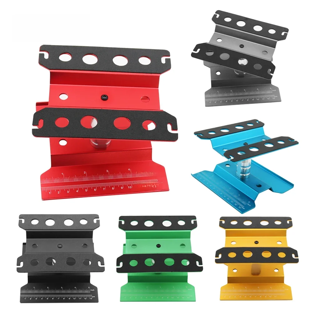 Metalen Reparatie Station Werk Stand Montage Platform voor 1/10 1/8 1/12 RC Auto TRX-4 Axiale SCX10 II RC Crawler Tamiya HSP - afbeelding 2