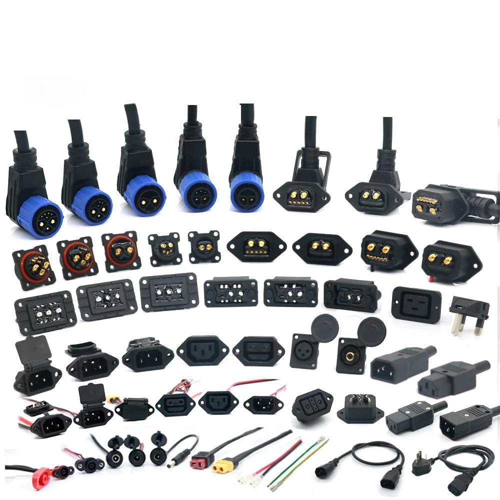 AliExpress E-BIKE Battery Connector IP67 Scooter Socket Electric Bike Charging Plug Batteries Charging Waterproof Plug With Cable Wire