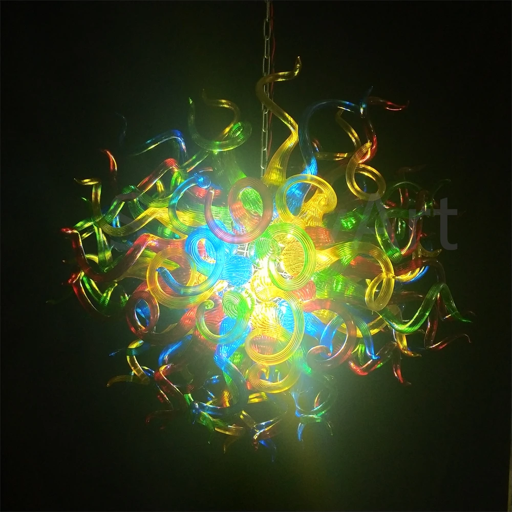 

High borosilicate glass chandelier lighting home decoration chihuly lighting art