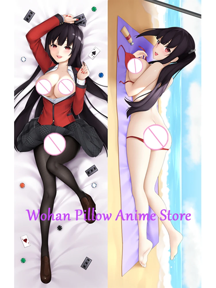 

Dakimakura Anime Pillow Cover Yumeko Double Sided Print Life-size Halloween Christmas Decoration