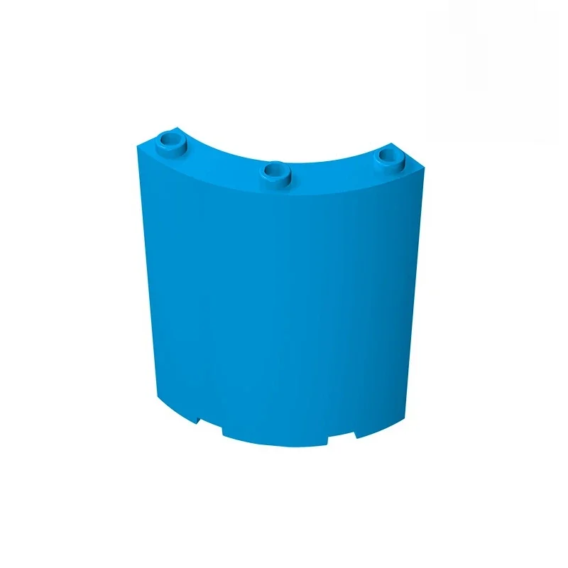Gobricks GDS-774 élément mural 4X4X6 rond compatible avec lego 30562 46361 blocs de construction éducatifs bricolage pour enfants technique