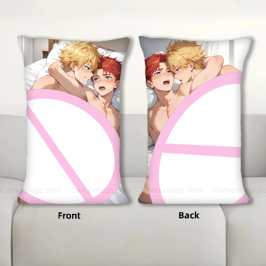 

Dakimakura Anime Luke x Artem Pillow Cover Sofa Cushion Double-side Print Throw Pillow Case 40X60cm