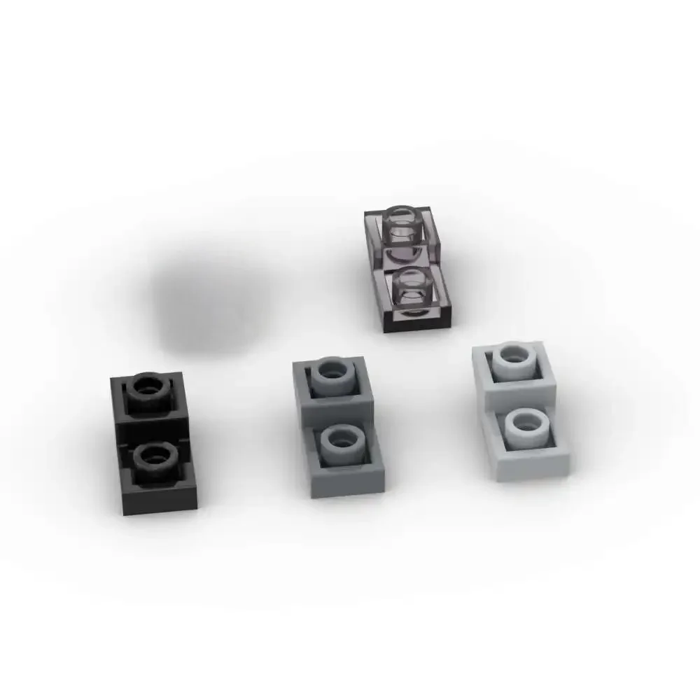 MOC 10 pièces 24201 1x2 blocs de construction inversés incurvés Kit briques particules de pente jouets éducatifs bricolage enfants cadeaux d'anniversaire pour enfants