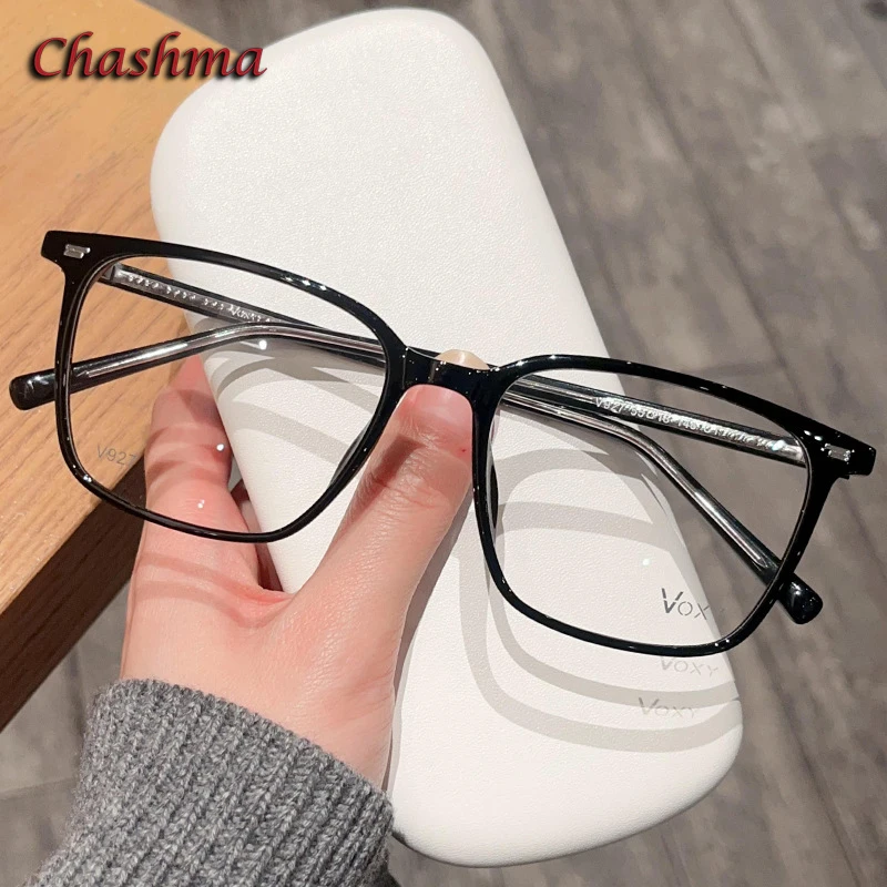 Chashma Prescription Glasses Men Optical Eyeglasses Frames Square Fashion Acetate Women Eyewear for Myopia Recipe Spectacles