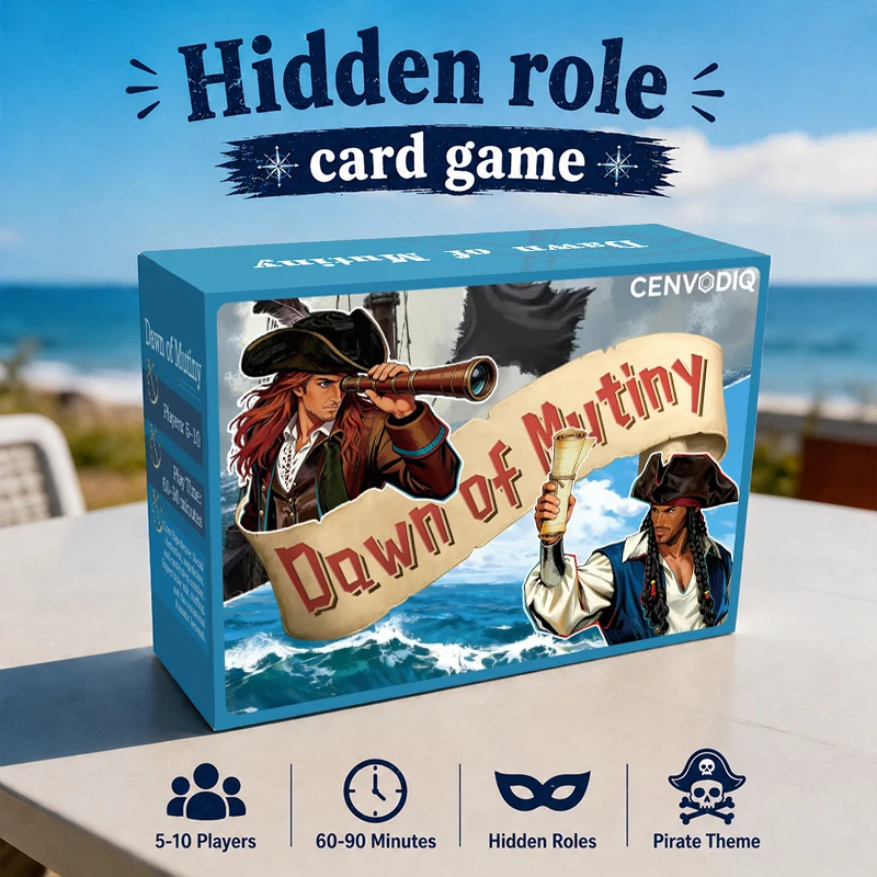 Dawn of Mutiny Pirate Deductio - Board Game Research ulasan dan harga