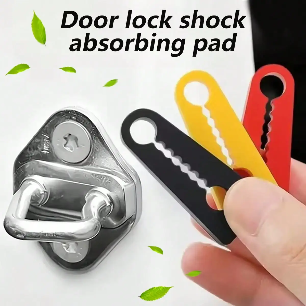 4Pcs Universal Car Door Shock Absorber Buffer Pad Anti-Vibration Soundproof Damper Cushion Interior Car Accessories Door Buckle