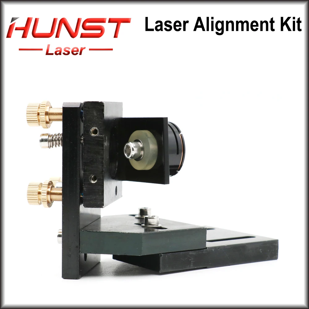 Imagem -06 - Hunst Laser Caminho Calibrando Dispositivo Luz Regulador Kit de Alinhamento para Co2 Máquina de Corte a Laser para Ajustar a Laser Colimate