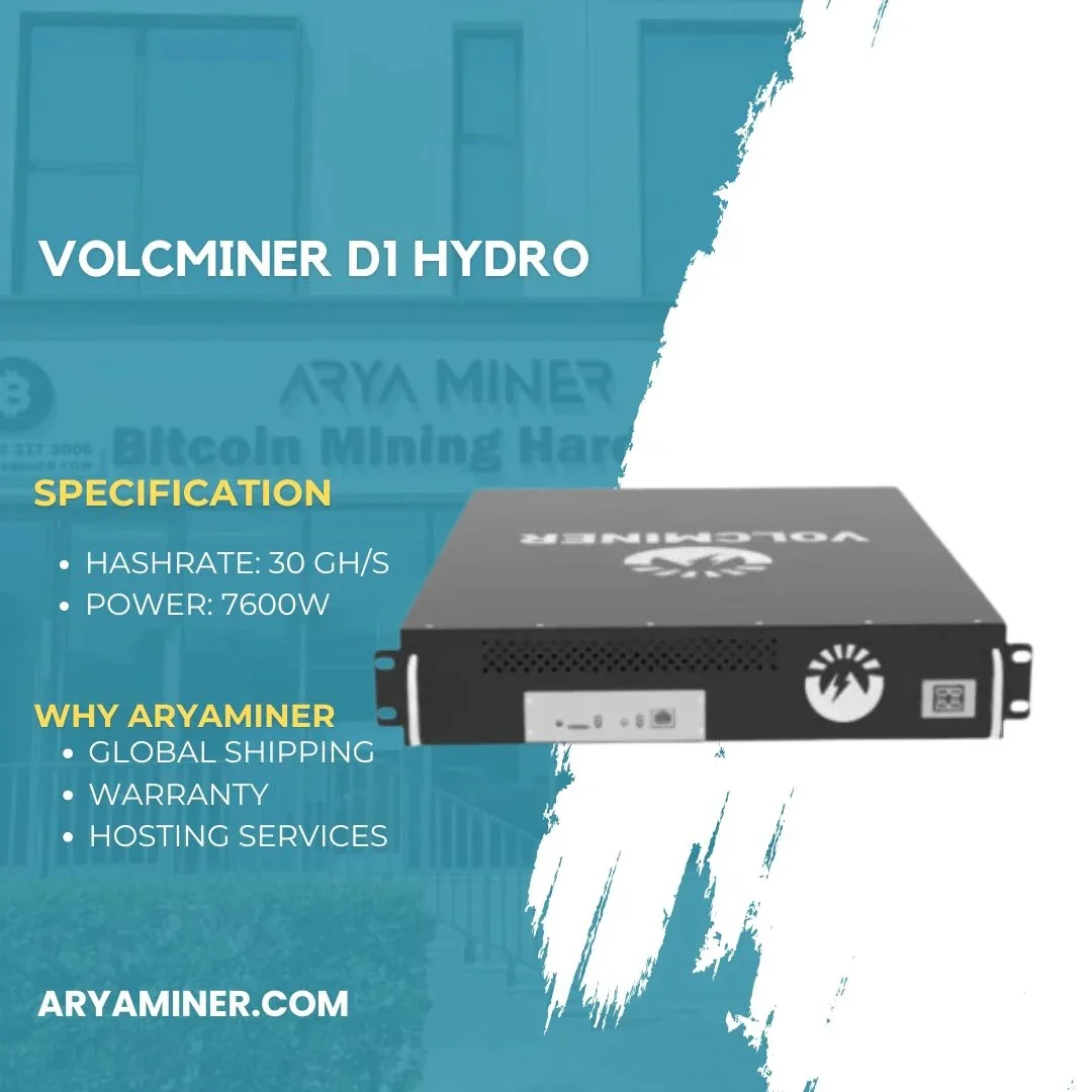 iStocks SUper Active Deals VolcMiner D1 Hydro (30Gh) Stock