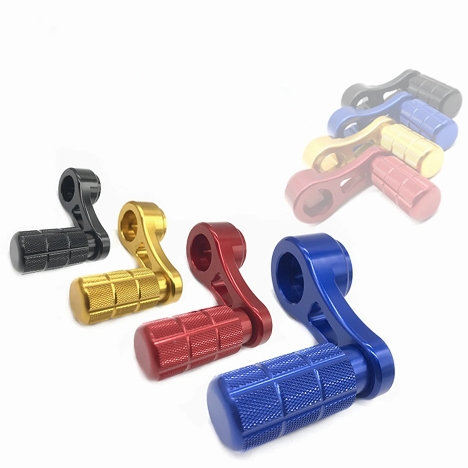 2Pcs Footrest Pegs Pedals Electric Bike Crank Pedal Motorcycle Accessories Footpegs Scooter Pedal Crank Leg for Niu U+B/M2/MS