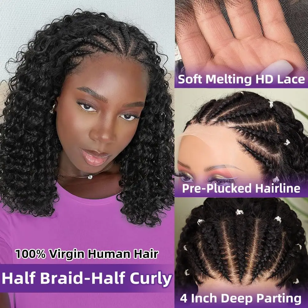Thumbnail 3 - #67 Best Selling Lace Braided Wigs