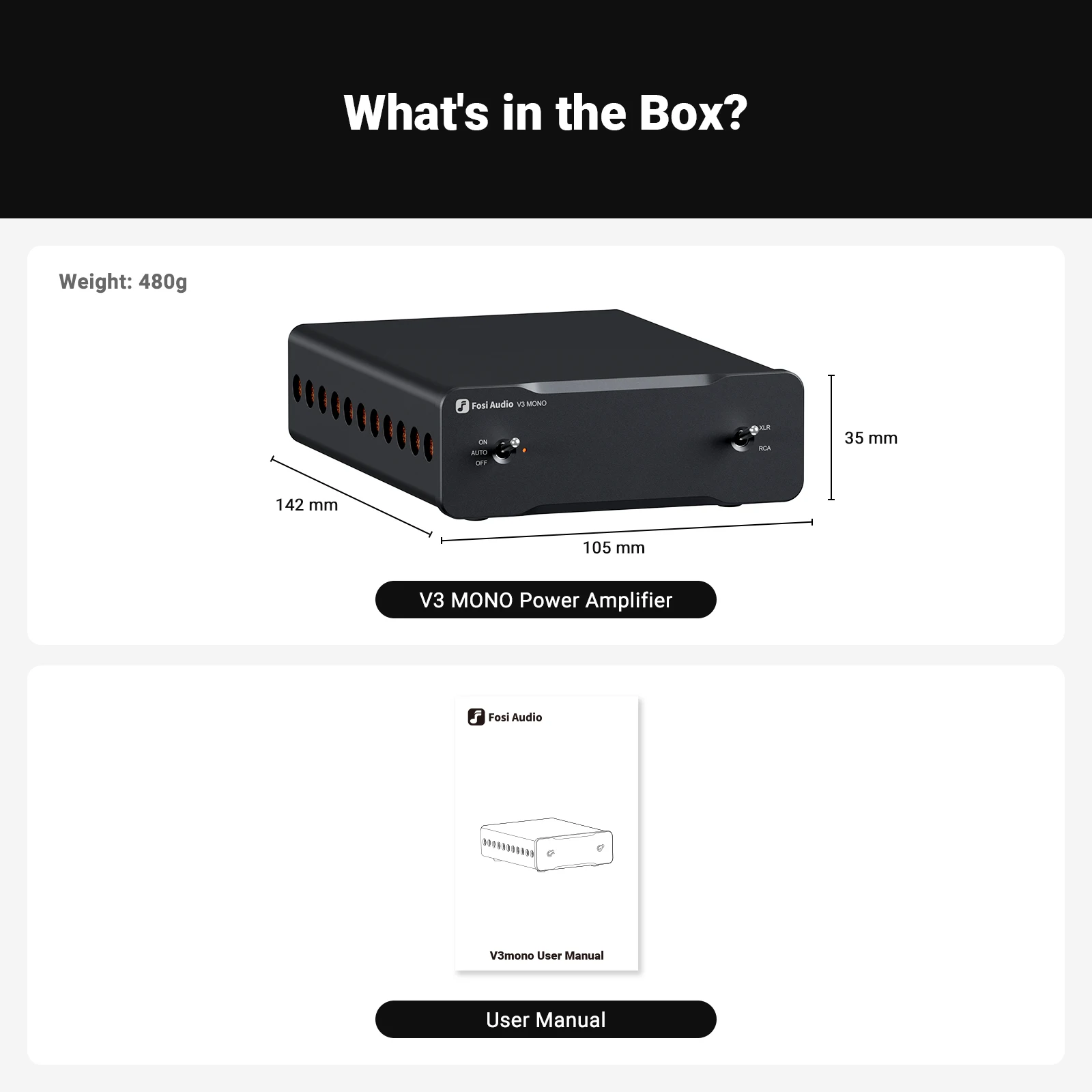 Fosi-ステレオパワーアンプAudio-V3,ミニパワーアンプtpa3255,240w,2