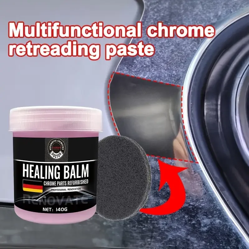 Chrome Polish Refurbishing Paste for Vehicle Plating Restoration,Polishing and Plating Repair for Aluminum Wheels and Bumpers