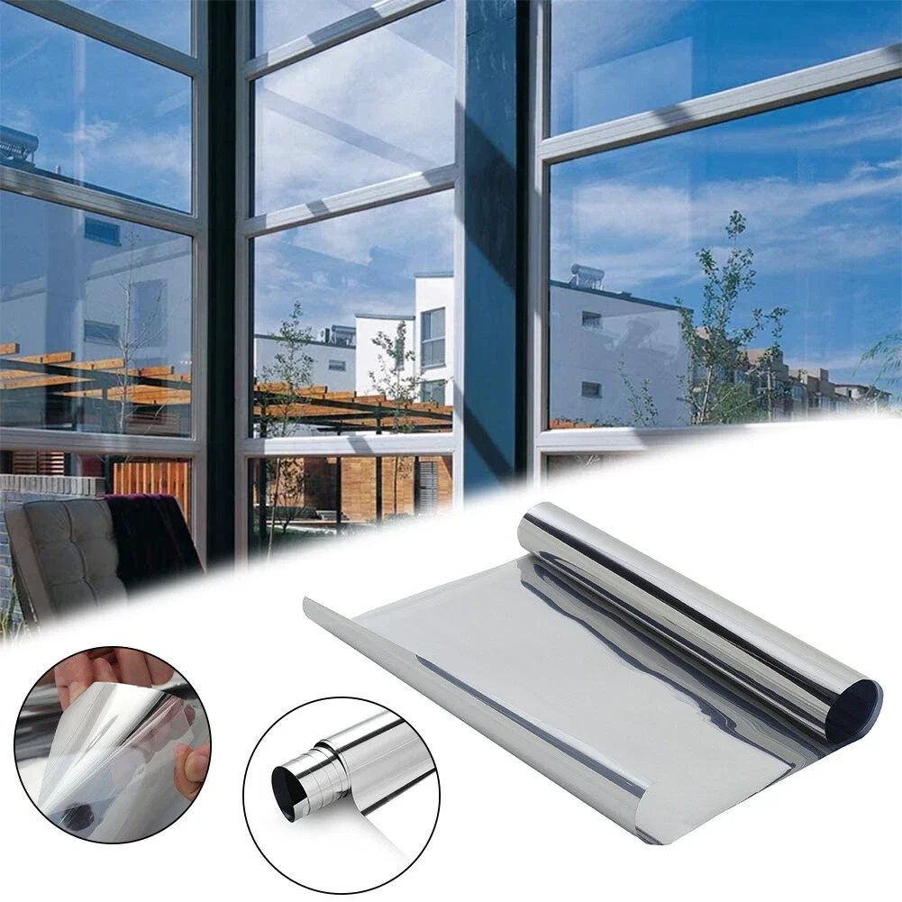 Home Sun Protection And Heat Insulation Window Film One-Way Vision Window Film Sun Shading Privacy And UV Protection Window Film