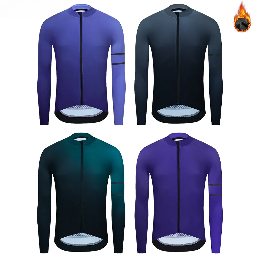 AliExpress YKYWBIKE Men's Cycling Jersey Autumn&Winter Warm Thermal Thin Fleece Riding Clothing Road Bike Long