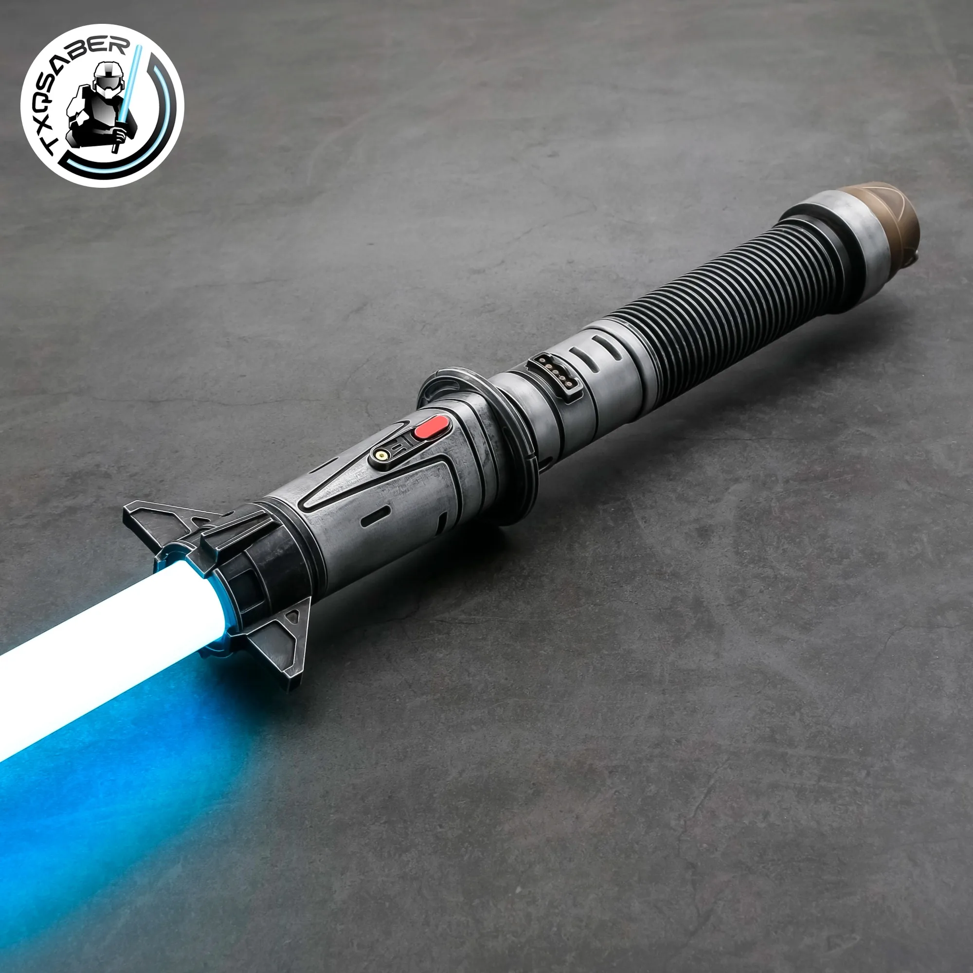 Txq baylan sabre de luz neo pixel jedi balanço suave força metal pesado duelo luz blaster presente fontes brinquedo luminoso cosplay