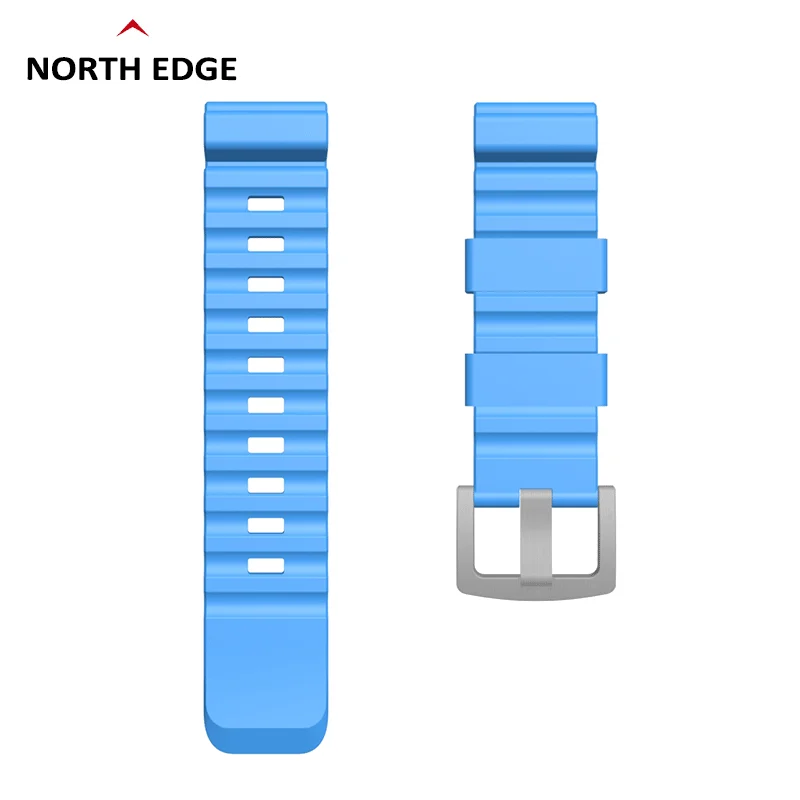 24mm Rubber Colorful Watch Band For North Edge Watch Active Smart Watch Strap For Samsung Galaxy Huawei Watch Replaceent Strap