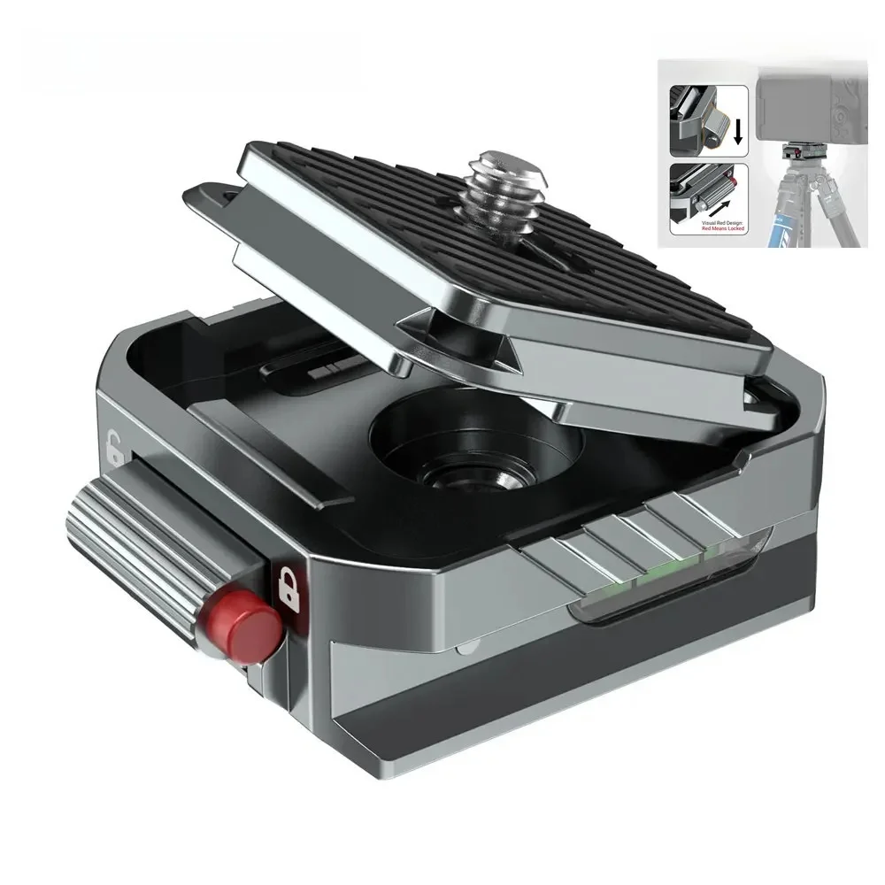 LEAPLIGHT Arca Univerisal DSRL Camera Gimbal Quick Release Kit QR Clamp Arca-Swiss Quick Switch Tripod Slider Mount Adapter — zdjęcie 2