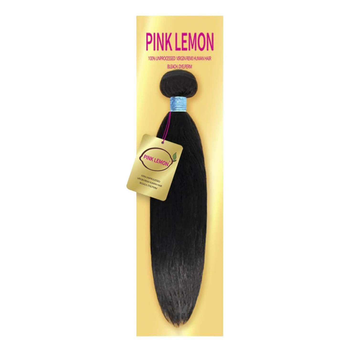 

Прямые человеческие волосы Pink Lemon Virgin (10–30 дюймов)