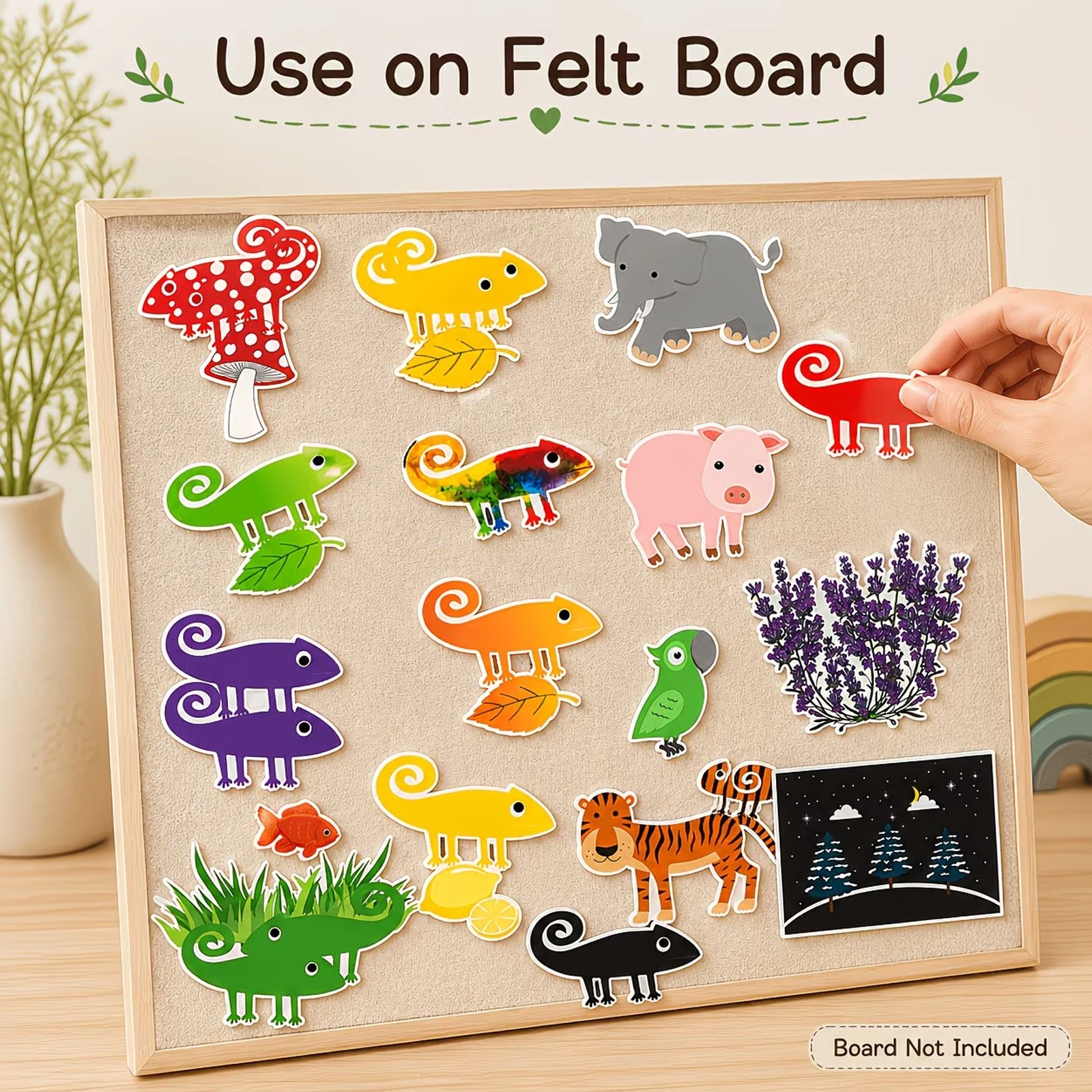 A Color Of His Own Felt Story Set, Teacher Teaching Aid, Interactive Learning Activity, Educational Teaching Tool, Ages 3+