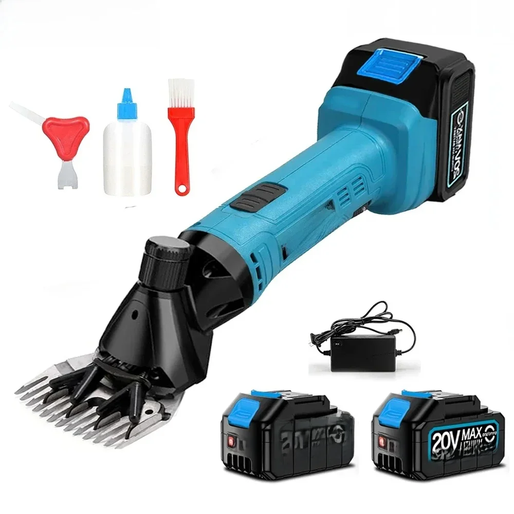 Ciseaux à laine électriques sans fil pour Makita, tondeuse pour animaux de compagnie, ciseaux à poils de chèvre et de cheval, tondeuse à moutons, batterie 18V, 6 vitesses, 13 dents