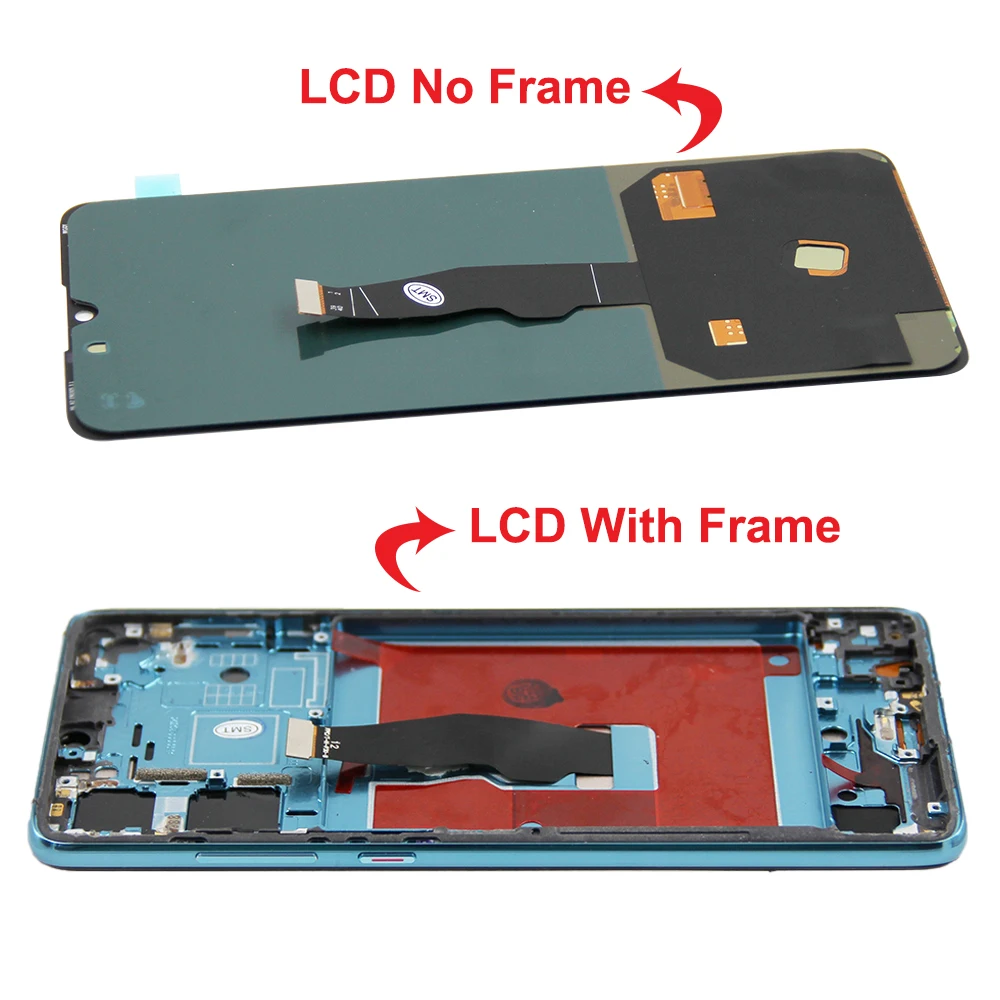 OLED P30 Screen Panel With Fingerprint For Huawei P30 LCD ELE-L29 ELE-L09 ELE-L04 Display + Touch Screen Digitizer Assembly