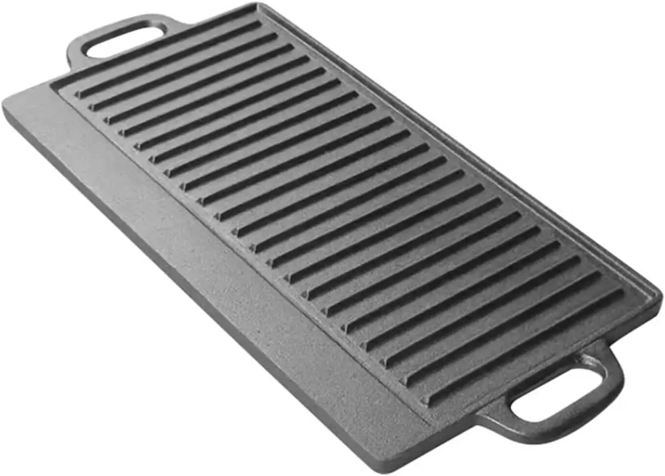 Pre-seasoned Cast Iron Griddle Pan Heavy Duty Dual Handle Griddle Pan for Indoor Outdoor BBQ Cooking Top Choice 2026