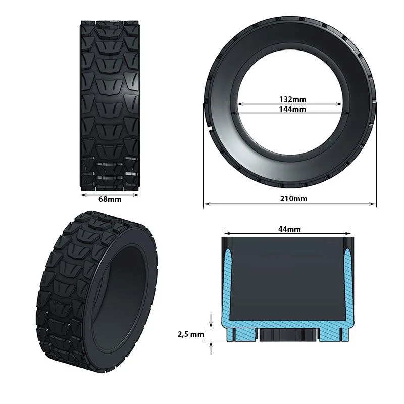 ✅8.5x3 All Terrain Offroad Tire Wheel Electric Scooter Vsett 8 9 + / Zero 8 9 / Kugoo Kirin G2 / G2 Pro / ECOXTREM G2 PRO / Air Chamber 8 1/2x2 (50-134) / Xuancheng Brand